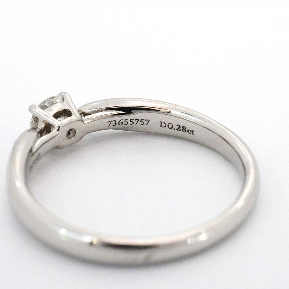 TIFFANY Silver Diamond Ring - Picture 5 of 7